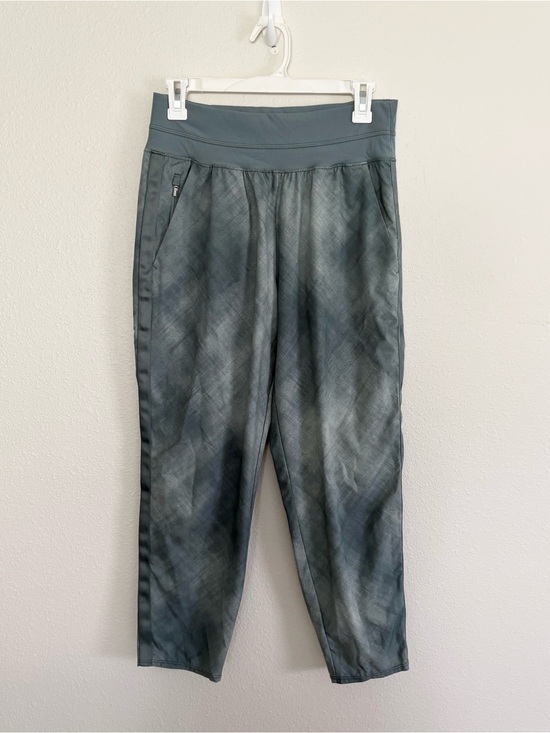 Athleta Pants - Athleta Nolita Slim Tapered Crop Pant Women's Zip Pockets Stretch High Rise Sz 8